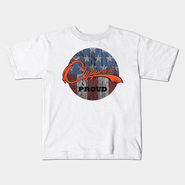 Chippewa Proud Kids T-Shirt by O_Canada 